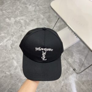 【AT1624】💛防塵バッグ付き。【YSLサンローラン】2024新作の刺繍入りオリジナルキャップ、男女兼用〜カジュアルに最適【直営店同様品】