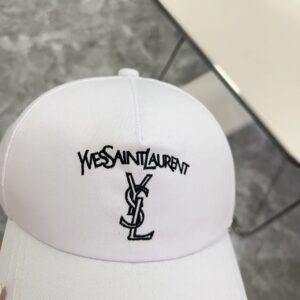 【AT1625】 YSLサンローラン2024新作刺繍入り専用キャップ、男女兼用～コーディネートに日常使いに最適💛防塵袋付き。