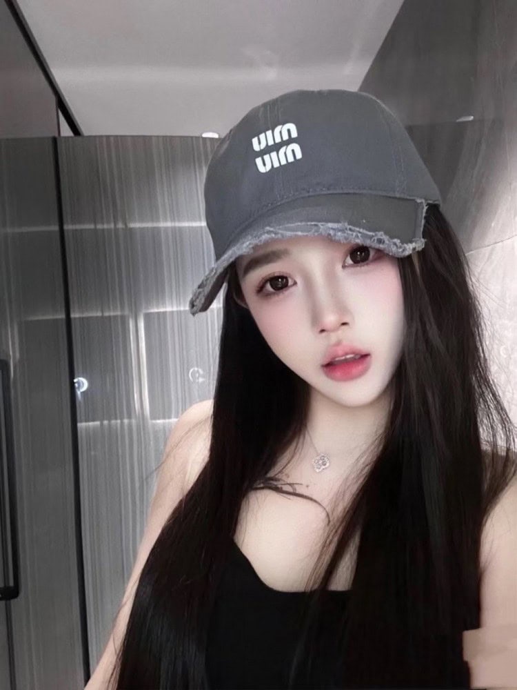 【AT1659】Miu〜新しい散らかったひげのキャップ。 このキャップは本当にトレンドを超えたアイテムで、コスパも非常に良く、逆転の美しさ〜