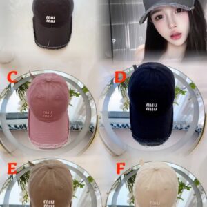 【AT1659】Miu〜新しい散らかったひげのキャップ。 このキャップは本当にトレンドを超えたアイテムで、コスパも非常に良く、逆転の美しさ〜