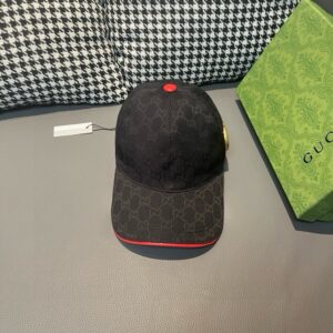 【AT1679】包装布袋付き、Gucci(グッチ)の新作オリジナル野球帽、金属製のダブルG、店頭最新モデル、正規品の金型で作られた五金部品、キャンバス生地+最上級牛革使用、工場製品質！品質は最高で、基本的なヘッドサイズは56、パッチで調整可能。
