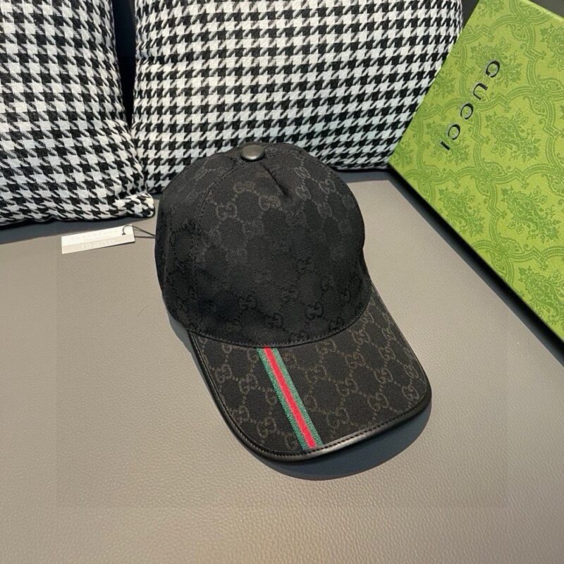 【AT1686】パッケージの布袋、Gucci（グッチ）のクラシックなオリジナルの野球帽、縦縞の小織りベルト、帆布素材+最上級牛革、本革の包み込みがかっこよくおしゃれ、代購人気商品、男女ともに使えるベーシックで合わせやすいアイテム、クオリティは最高です！基本的なヘッドサイズは56cm、パッチ調整可能。