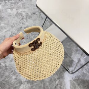 【AT1708】CELINEの2024夏の新作レーシーニットてざりんぼうし🔅軽やかな高級感～