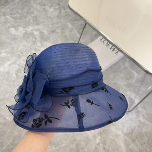 【AT1724】【YSL イヴ・サンローラン】2024年新作オガンザ度假帽子、ストリートや旅行に最適なアイテム。