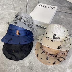 【AT1724】【YSL イヴ・サンローラン】2024年新作オガンザ度假帽子、ストリートや旅行に最適なアイテム。