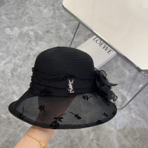 【AT1725】【YSLサンローラン】2024新作ウォーターサンドホリデー帽子、ストリートや旅行に最適なアイテム💛防塵袋付き