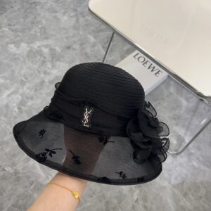 【AT1725】【YSLサンローラン】2024新作ウォーターサンドホリデー帽子、ストリートや旅行に最適なアイテム💛防塵袋付き