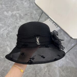 【AT1725】【YSLサンローラン】2024新作ウォーターサンドホリデー帽子、ストリートや旅行に最適なアイテム💛防塵袋付き