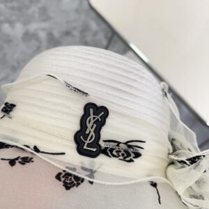 【AT1727】💛防塵袋付き。【YSLイヴ・サンローラン】2024新作ヨーロピアンリゾート風ペンハット、街や旅行にぴったりのアイテム。