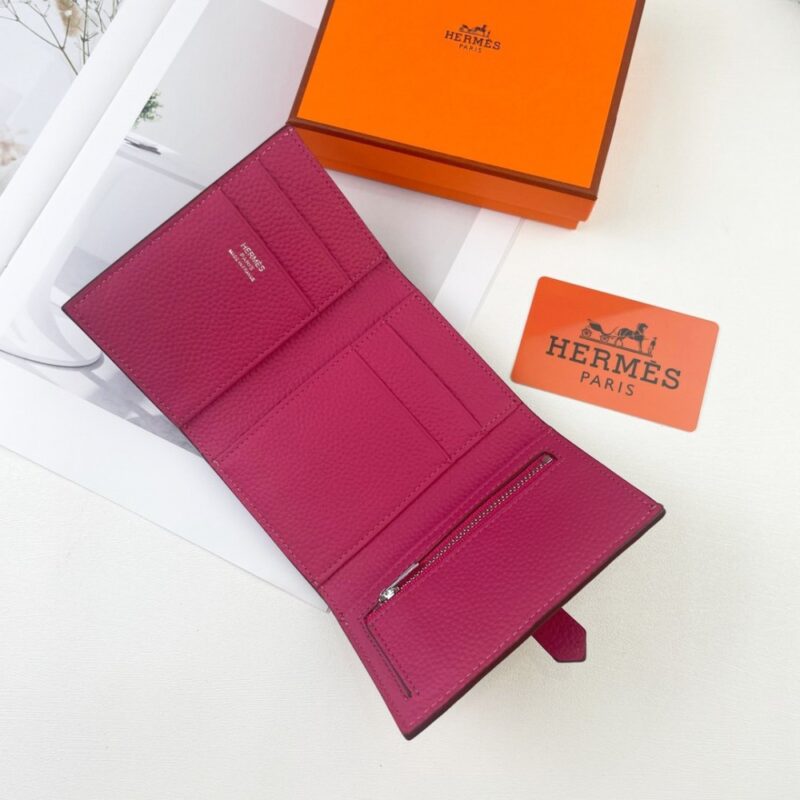 【AT1756】【Hermes Bearn wallet】Epsom牛革のミニウォレット