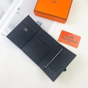 【AT1757】エルメスのEpsomカーフスキンミニウォレット。