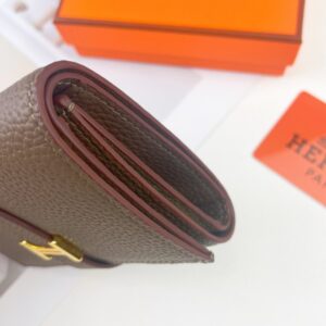 【AT1760】Hermes Bearnウォレット　Epsomカーフスキンミニ財布