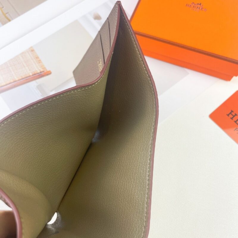 【AT1760】Hermes Bearnウォレット　Epsomカーフスキンミニ財布