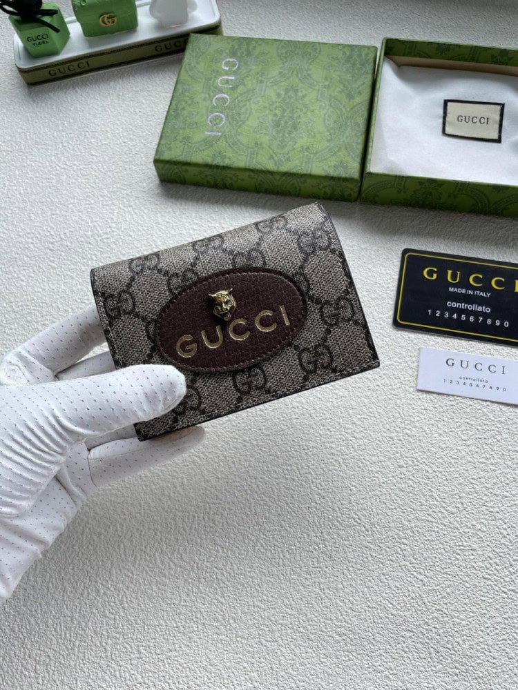 【AT1764】GUCCI 素材 PVCとPUレザー カーキとイエロー 精巧な手作り🎁 実物撮影📷