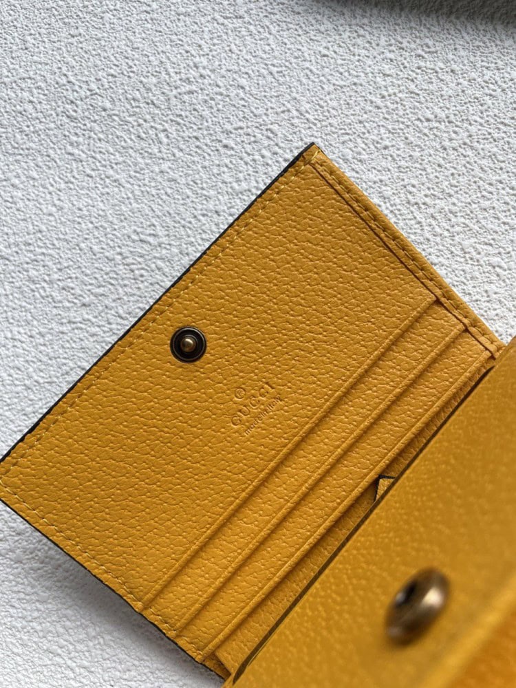【AT1764】GUCCI 素材 PVCとPUレザー カーキとイエロー 精巧な手作り🎁 実物撮影📷