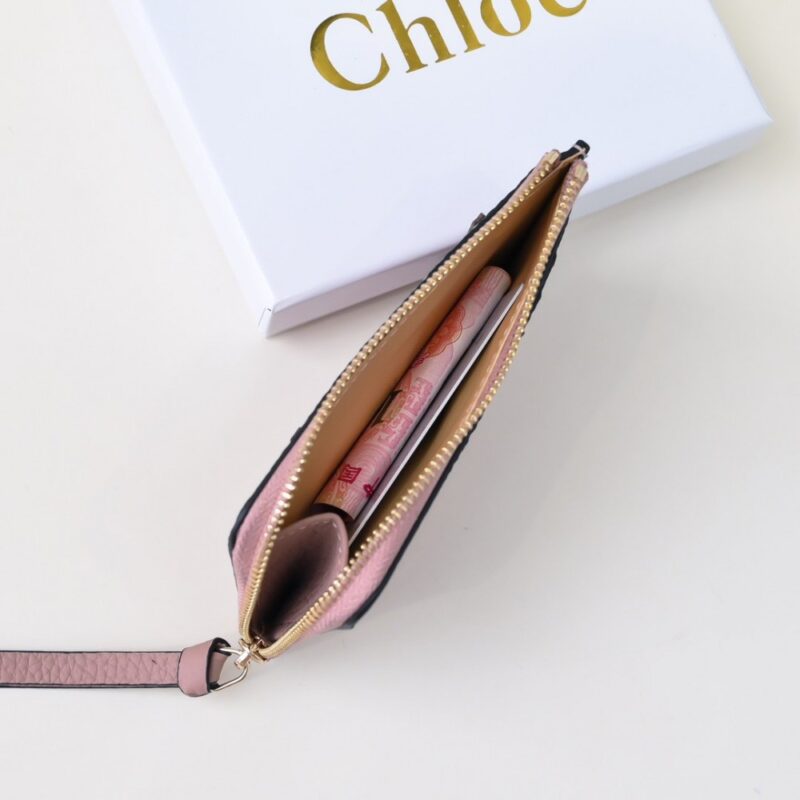 【AT1836】ChloeブランドのクラシックMarcieウォレット、ビンテージ金具とタッセルチャーム