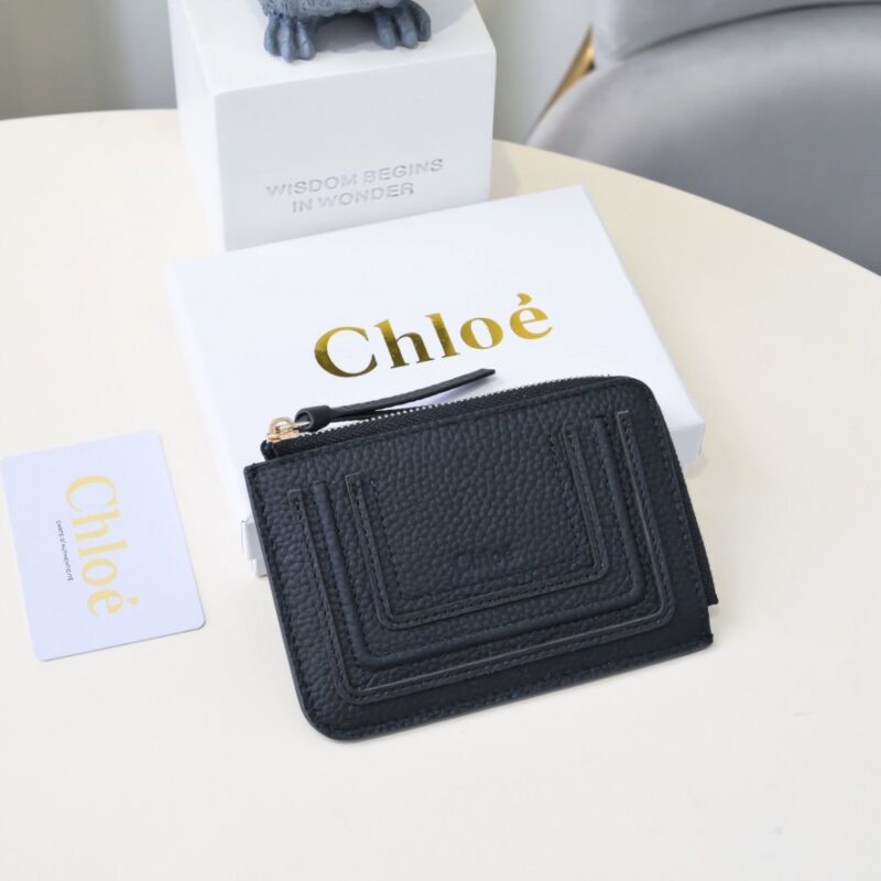 【AT1836】ChloeブランドのクラシックMarcieウォレット、ビンテージ金具とタッセルチャーム