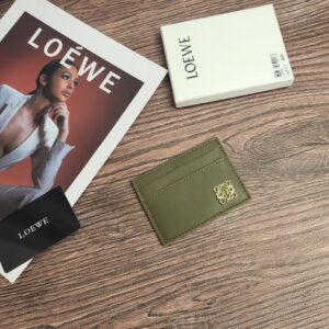 【AT1841】美品LOEWE★ロエベ アナグラム チェーンカードホルダ 3色