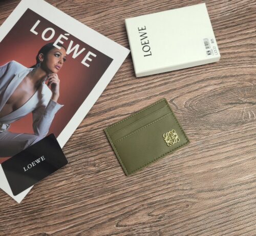 【AT1841】美品LOEWE★ロエベ アナグラム チェーンカードホルダ 3色