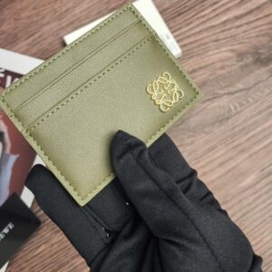 【AT1841】美品LOEWE★ロエベ アナグラム チェーンカードホルダ 3色