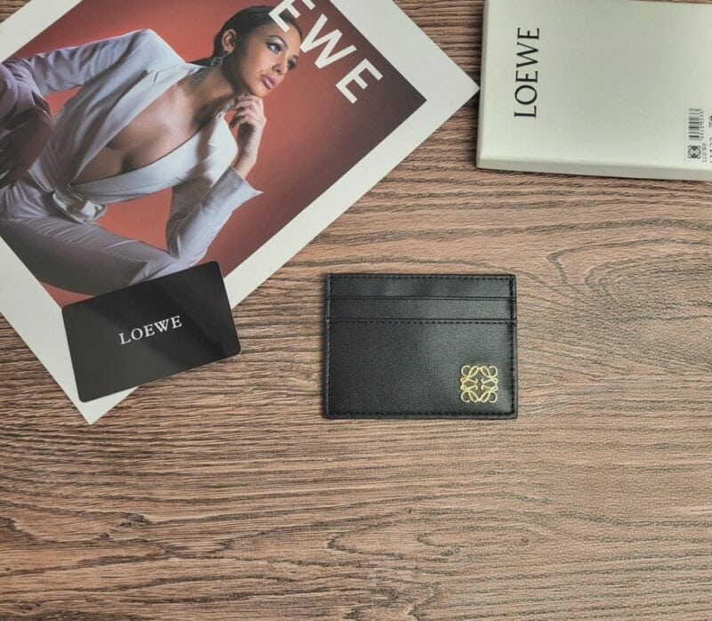 【AT1842】LOEWE★ロエベのアナグラム チェーンカードホルダ 3色