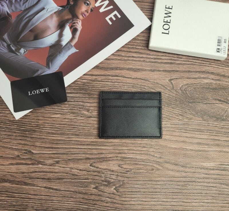 【AT1842】LOEWE★ロエベのアナグラム チェーンカードホルダ 3色
