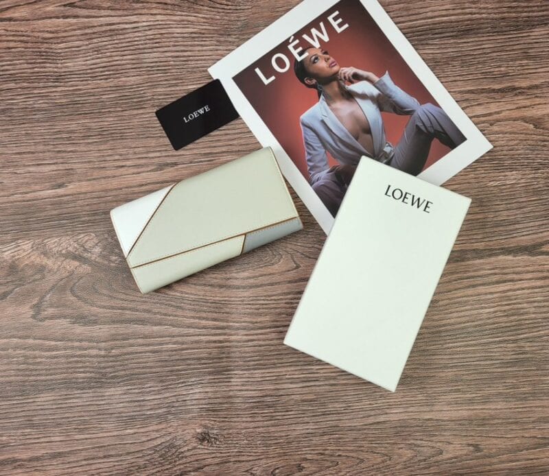 【AT1847】LOEWE ロエベ　パズルロングホリゾンタルウォレット