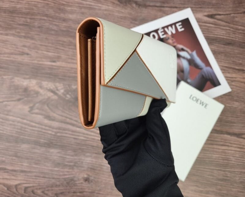 【AT1847】LOEWE ロエベ　パズルロングホリゾンタルウォレット