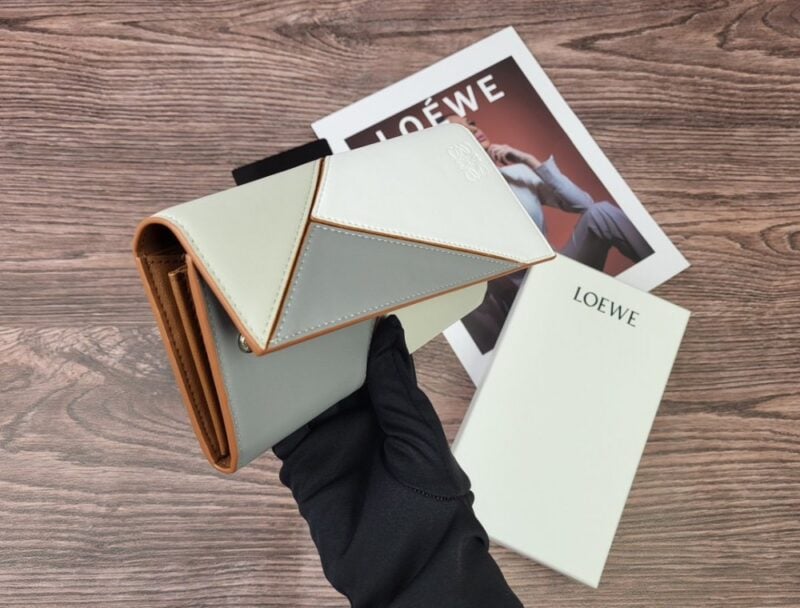 【AT1847】LOEWE ロエベ　パズルロングホリゾンタルウォレット