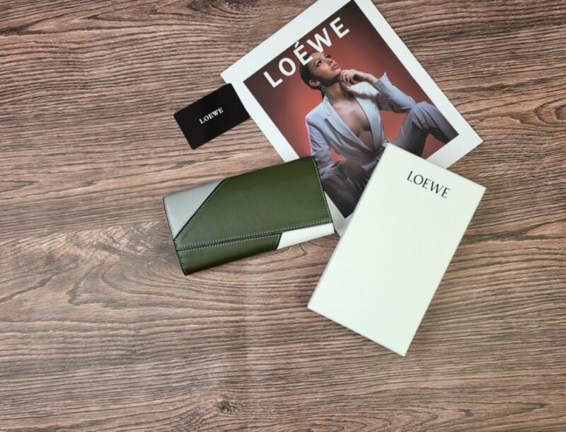 【AT1848】LOEWE ロエベ パズルロングホリゾンタルウォレット