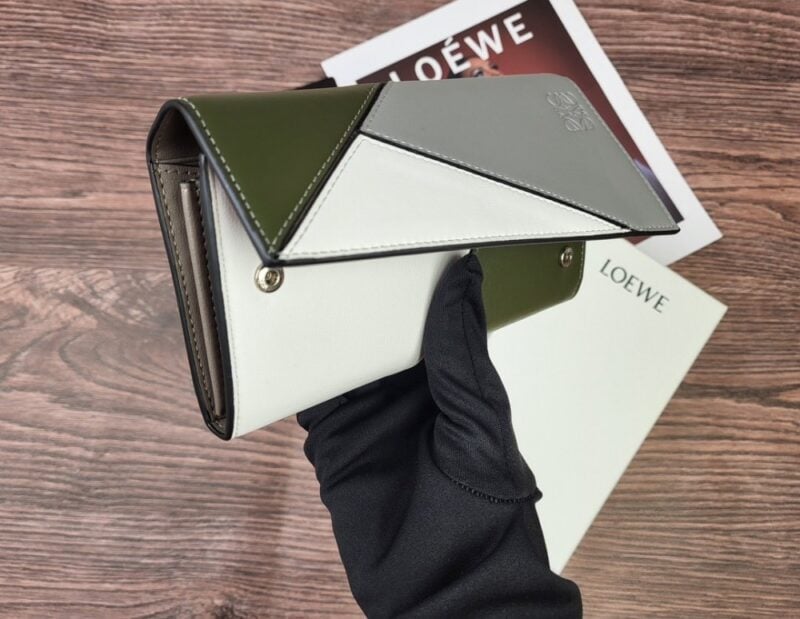 【AT1848】LOEWE ロエベ パズルロングホリゾンタルウォレット