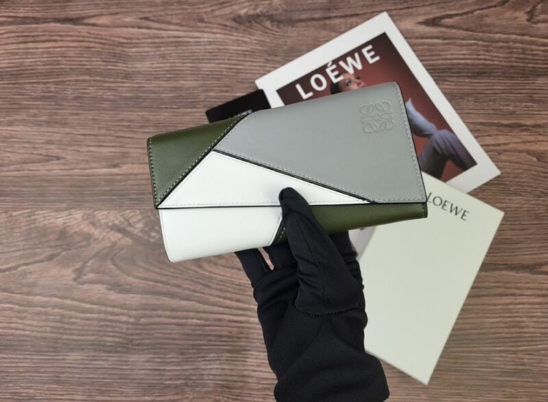 【AT1848】LOEWE ロエベ パズルロングホリゾンタルウォレット