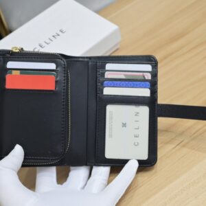 【AT1893】CELINE ショートウォレット 三つ折り財布 セリーヌ 新入荷 素敵で大人気の激安財布 代引き可