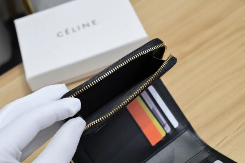 【AT1893】CELINE ショートウォレット 三つ折り財布 セリーヌ 新入荷 素敵で大人気の激安財布 代引き可