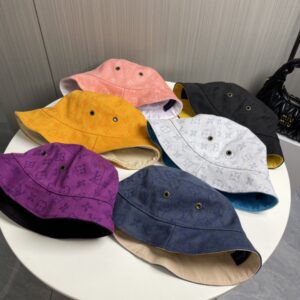 【AT2043】LV Louis Vuittonルイ・ヴィトンの人気のある両面着用のフィッシャーマンハット。
