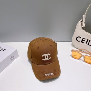 【AT2055】CHANELチャネル 新作のシンプルな刺繍ロゴキャップ、新作の出荷、ブランドのアイテムは素晴らしい組み合わせ、早めに手に入れてください！