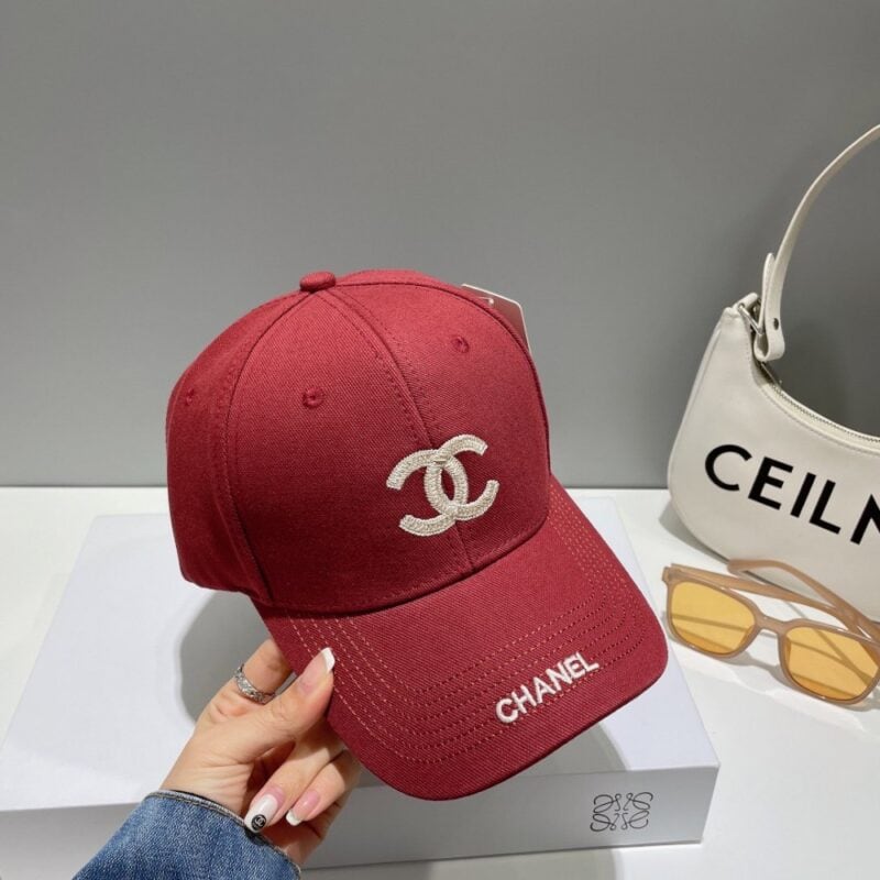 【AT2057】CHANEL（シャネル）の新しいシンプルな刺繍ロゴベースボールキャップ、新しい入荷、ブランド物でとてもスタイリッシュに合わせやすいです、早めに手に入れてください！