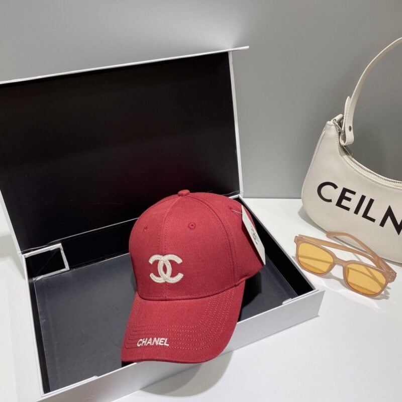 【AT2057】CHANEL（シャネル）の新しいシンプルな刺繍ロゴベースボールキャップ、新しい入荷、ブランド物でとてもスタイリッシュに合わせやすいです、早めに手に入れてください！