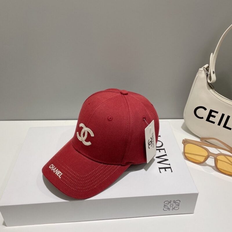 【AT2057】CHANEL（シャネル）の新しいシンプルな刺繍ロゴベースボールキャップ、新しい入荷、ブランド物でとてもスタイリッシュに合わせやすいです、早めに手に入れてください！