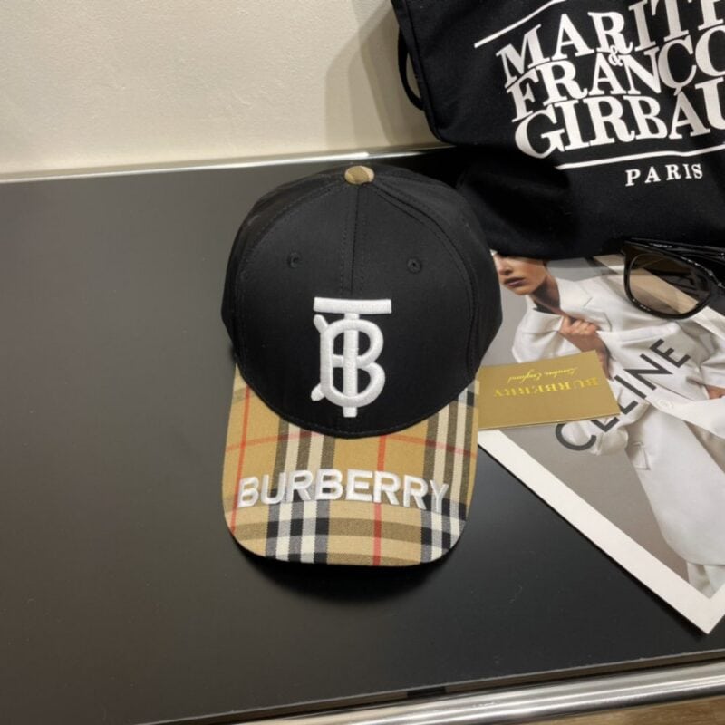 【AT2065】Burberry（バーバリー）オリジナルの野球帽。専門店で人気のある純綿裏地で軽く通気性があります。完璧なフォルム、工場の品質、独自の実物撮影、男女兼用！防塵袋付き。