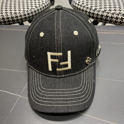 【AT2079】FENDIフェンディ 早秋の花柄シリーズのベースボールキャップ🧢、クラシックなFFロゴアイテム、品質の良いスタイリングアイテム、素晴らしい品質。