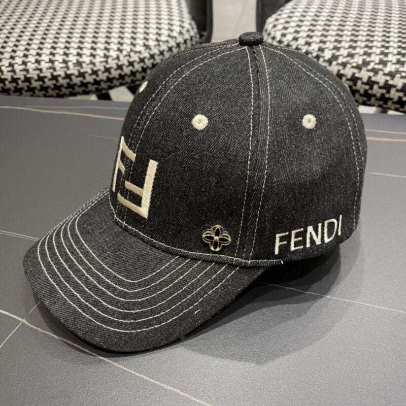 【AT2079】FENDIフェンディ 早秋の花柄シリーズのベースボールキャップ🧢、クラシックなFFロゴアイテム、品質の良いスタイリングアイテム、素晴らしい品質。