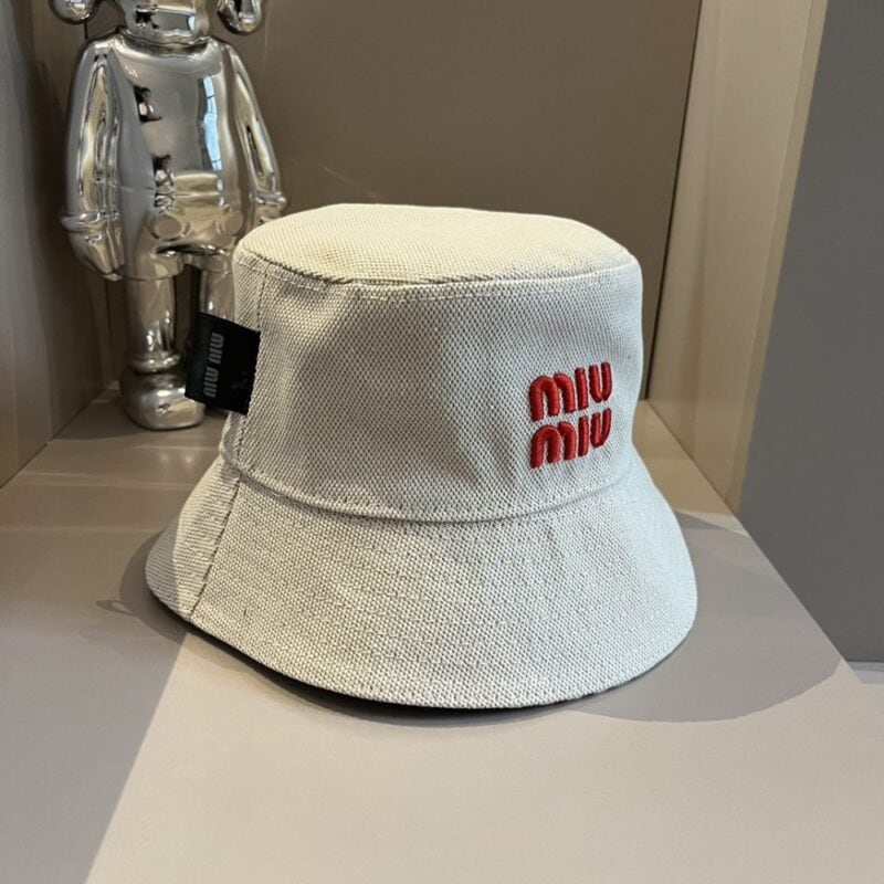 【AT2122】miumiuの新しい漁帽、男女兼用、頭囲57cm前後