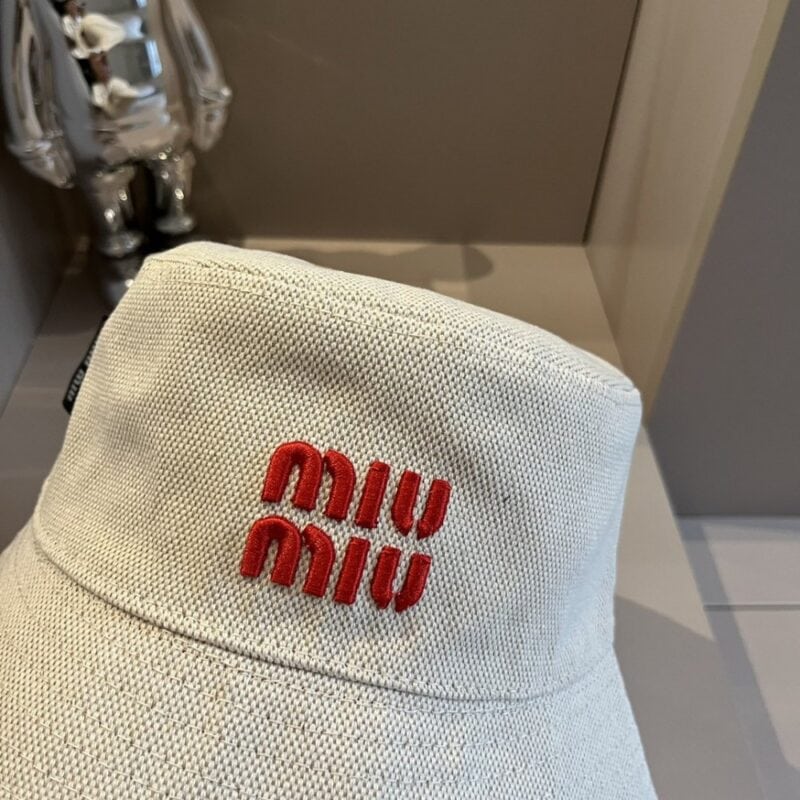【AT2122】miumiuの新しい漁帽、男女兼用、頭囲57cm前後