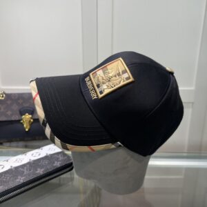 【AT2131】Burberry バーバリーのオリジナル野球帽、クラシックなBTモデルのシンプルな刺繍新商品、とても気に入っています🥰自分用の野球帽で、防塵袋付きです