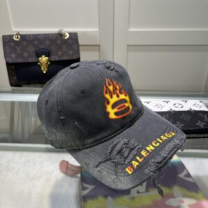 【AT2138】Balenciaga公式サイト 新作 パリジェンヌの最新野球帽