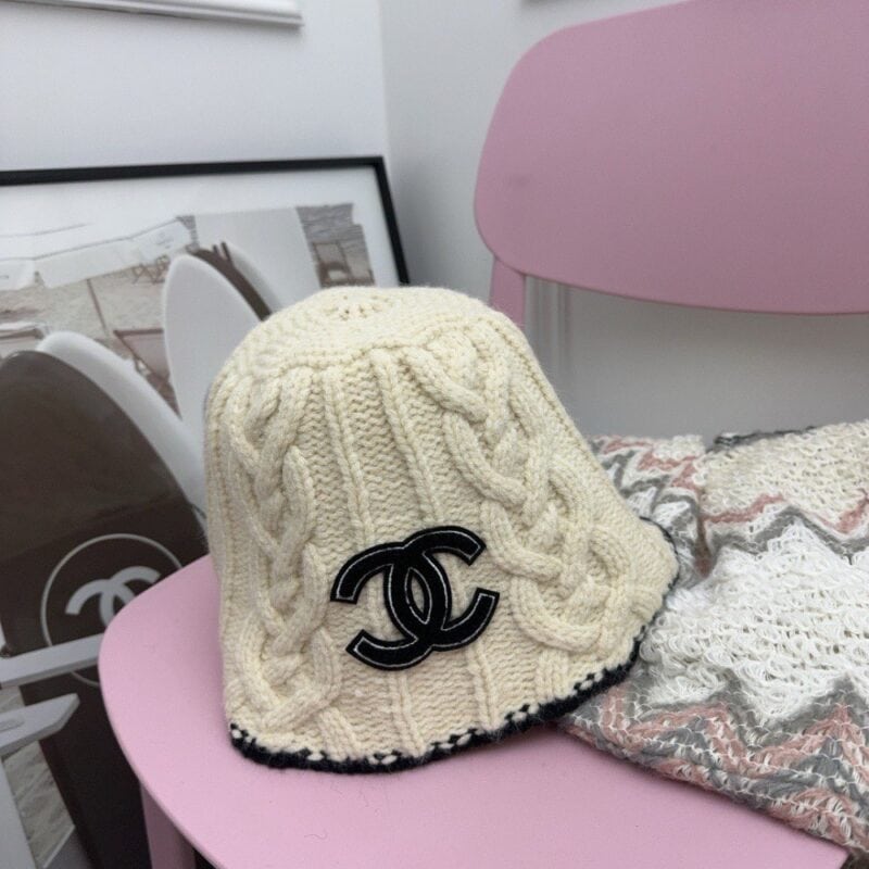 【AT2160】CHANELの秋冬新作、韓国風の手編みフィッシャーマン帽子~ 秋冬の雰囲気が満載！