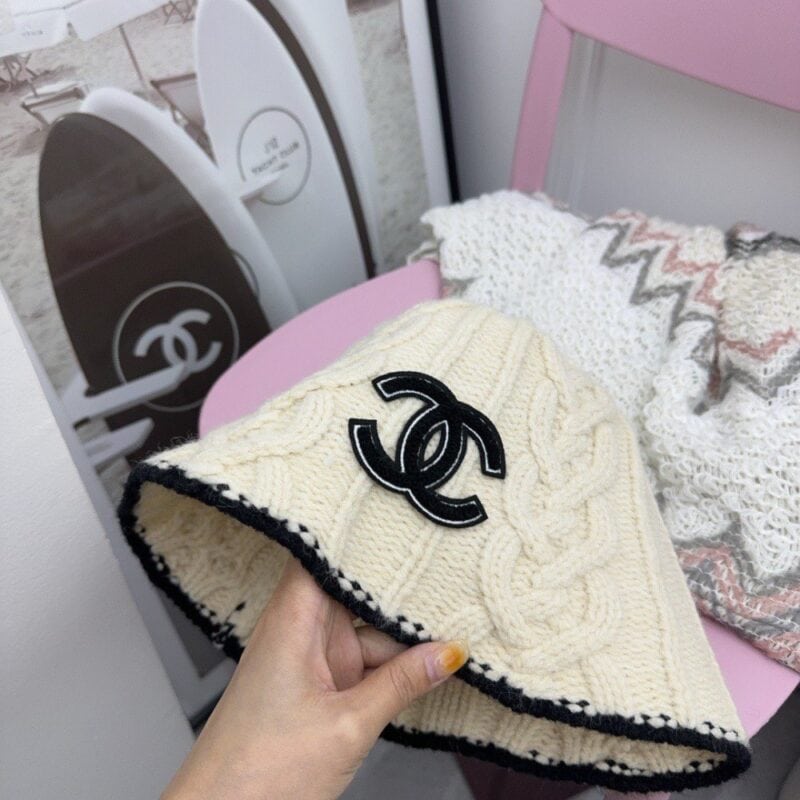 【AT2160】CHANELの秋冬新作、韓国風の手編みフィッシャーマン帽子~ 秋冬の雰囲気が満載！