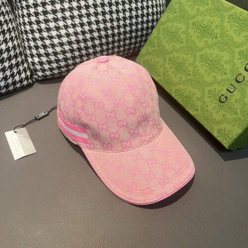 【AT2175】万年クラシック！ボックスと布袋が付いているGucciのクラシック野球帽😍😍、キャンバス素材+最上級牛革、軽量で通気性が良い！実物撮影、四季に合わせて男女どちらにも適しています、基本的な頭囲56、パッチが調節可能です。