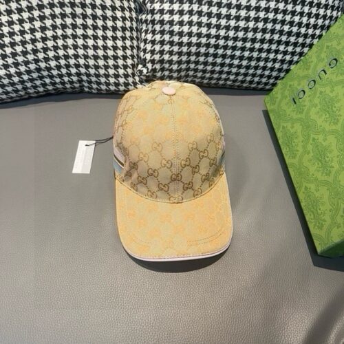 【AT2193】Gucci ボックスと布袋には付属しており、帆布素材と最上級の牛革で作られているため、軽く通気性があります！実物撮影で、四季に合わせて男女問わず使えます。基本的なヘッドサイズは56で、パッチを調整できます。